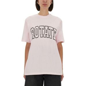 ROTATE BIRGERCHRISTENSEN ROTATE BIRGER CHRISTENSEN Graphic Logo T-Shirt Women